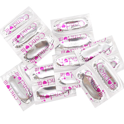 50 PCS Condom for Men Ultra Thin Sex Toy for Men Natural Latex Large Oil Condom Penis Cock Sleeve Extra Lubricated