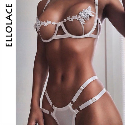 Sexy Lingerie Women's Underwear Set See Through Brassiere Lingerie Set Sexy Lace Underwear Bra and Panty Set Wholesale