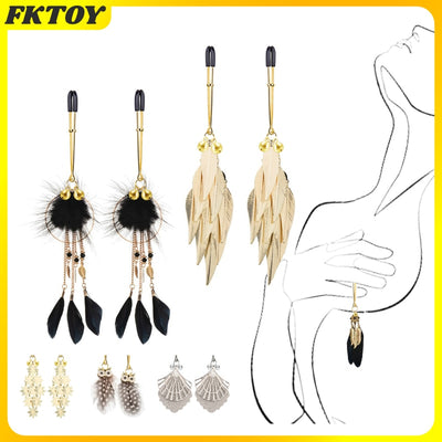 Erotic Sexy Acessories Nipple Sex Tools Adjustable Nipple Clamps Breast Bdsm Set Nipple Bondage Teasing Woman Sex Toys