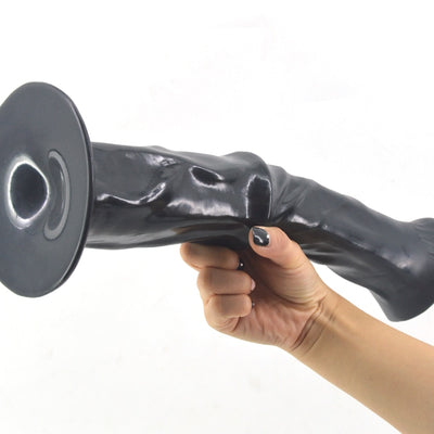 13.8 Inch Huge Penis Animal Horse Dildo Dick with Strong Suction Cup Ribbed Big Sex Toys for Women Flirt Sex Products Hot