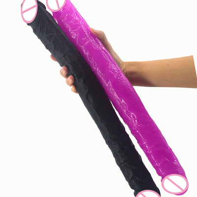 18.1 Inch Long Dildo Double Glans Penis Realistic Dick Sex Toys for Women Lesbian Vagina & Anal Double Stimulation Sex Shop