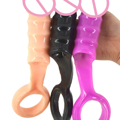 Anal Butt Plug Cock Ring Fantasy Penis G Spot Prostate Massage Anal Erotic Chastity Sex Toys for Men Anti-Mastuabation