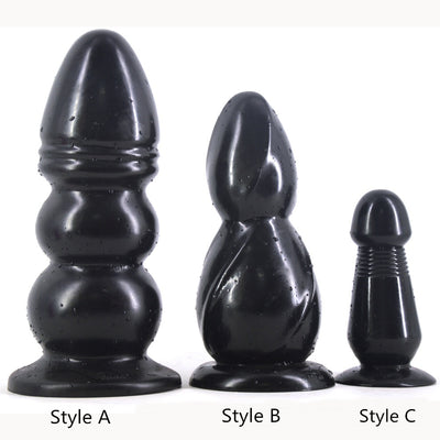 Big Anal Plug Black Dildo Huge Giant Butt Plug Sex Toys Erotic Products Couples Masturbate Flirt Toy Fake Penis Sex Shop