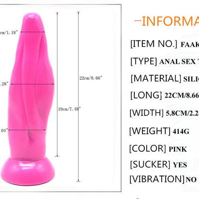 Large Anal Sex Toys with Suction Cup Silicone Anal Dildo Creative Adult Products Couple Women Men Fetish Sex Shop Butt Plug