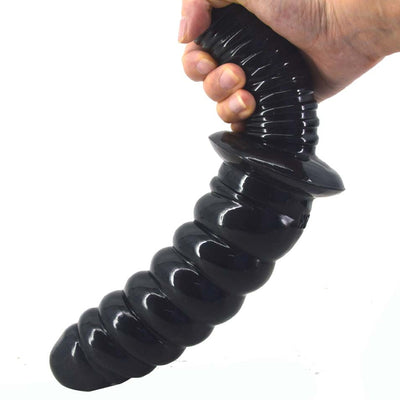 Long Anal Dildo Screw Handle Conch Butt Plug Fake Penis Box Discreet Package Sex Toys Anal Plug Lesbian Man Masturbation