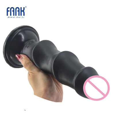 Realistic Dildo Suction Ribbed Dildo Big Penis Sex Toys for Women Man Extreme Stimulate Adult Sex Products Shop Anal Plug