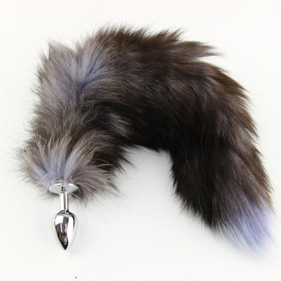 Fox Tail Anal Plug，Anal Butt Plug Vaginal G-spot Stimulation Backyard Bead，Sexy Butt Plug Adult Sex Toy, Role-playing