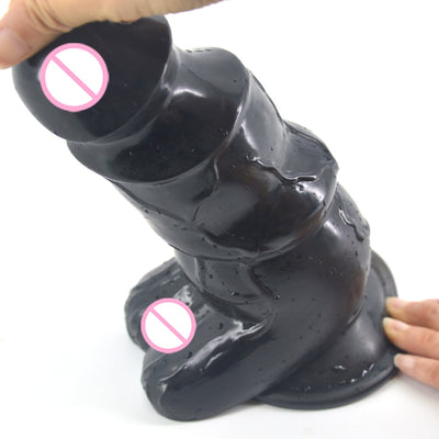 21.7*7cm Masturbation Dildo Black Huge Super Thick Anal Plug Big Dildos Adult Toys Real Penis for Women Sex Shop Toy