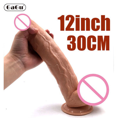 12inch 30cm Huge Dildo With Strong Suction Cup Realistic Big Dildo Penis Female Masturbator Sex Shop Adult Sex toys Product
