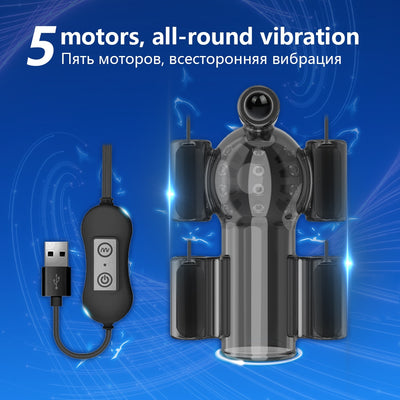 Glans Vibrators Male Masturbation Adult Sex Toy for Men Glans Trainer Male Delay Lasting Trainer Vibrators for Men Penis Massage