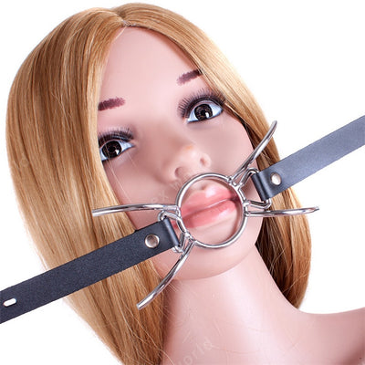 Hot Sale Spider Shape Metal Ring Mouth Gag Bondage Restraint  Slave Fetish Mouth Gag S&M Sex Toys for Adults Games