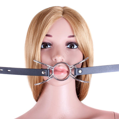 Hot Sale Spider Shape Metal Ring Mouth Gag Bondage Restraint  Slave Fetish Mouth Gag S&M Sex Toys for Adults Games