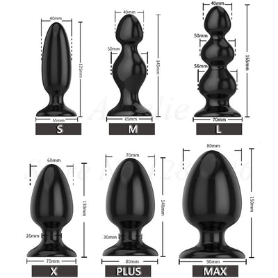 Huge Anal Sex Toys Large Butt Plug Dilatador Prostata Massager for Men Woman Gay Adult Anus Expansion Stimulator Big Anal Beads