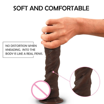 Huge Black Dildos for Women Realistic Penis Females Masturbation Tool Lesbian Super Big Dick Adult Erotic Machine Anal Sex Toys