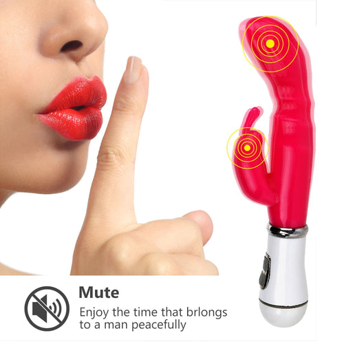 12 Speed Strong Rabbit Vibrator,  Clitoris Stimulator G-spot Massager, Sex Toys for Women Female Masturbator Sex Shop