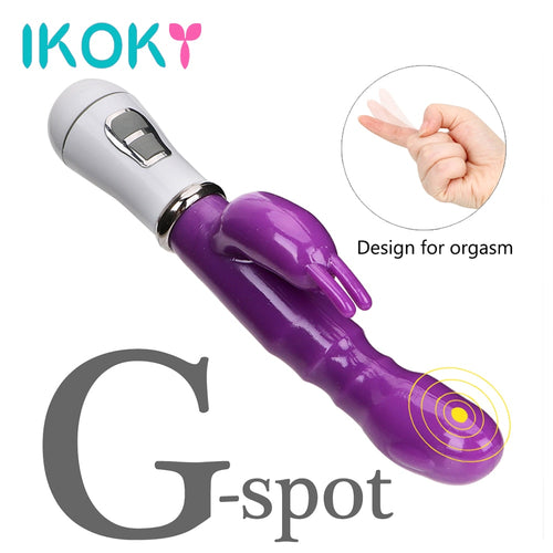 12 Speed Strong Rabbit Vibrator,  Clitoris Stimulator G-spot Massager, Sex Toys for Women Female Masturbator Sex Shop
