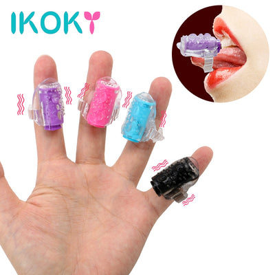 Mini Finger Vibrators Oral Licking G-spot Vibrator Vagina Clitoris Stimulator Masturbation Erotic Sex Toys for Women