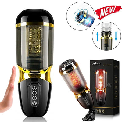 Electric Vibrations Automatic Piston Rotating Sucking Male Masturbator Cup Artificial Vagina Real Pussy Sex Toys for Men