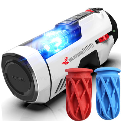 Fully Automatic Telescopic Heating Strong Male Masturbator Sex Machine Sucking Masturbation Cup Moaning Sex Toys for Men
