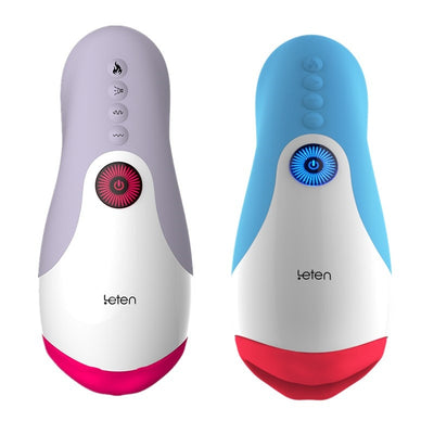 Male Masturbator Cup Deep Throat Oral Sex Interactive Masturbation  Sex Machine Heating Sex Toys for Men