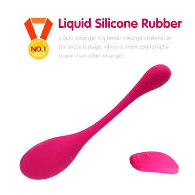 Liquid Silicone Erotic Jump Egg Remote Control Female Vibrator Clitoral Stimulator Vaginal G-spot Massager Sex Toy for Couples