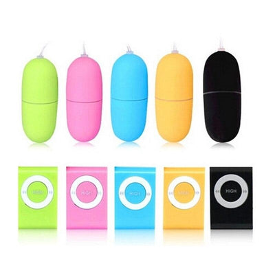 MP3 vibrator Waterproof Multi-Speeds Wireless Remote Control Vibrating Love Egg Bullet Vaginal Vibrator Adult Sex toys for woman