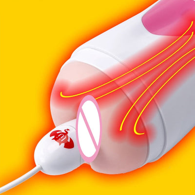 Male Masturbator USB Heater Rapid Heating 46 Degrees Sex Toys for Men 14cm Smart Thermostats Vagina Warmer Adult