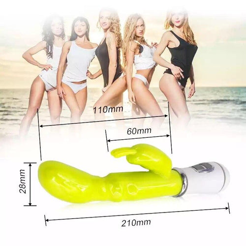 10 Frequency Rabbit Vibrator Vagina G Spot Clitoral Stimulation Srotic Soft Gel Dildo Massager Sex Toys for Women 88