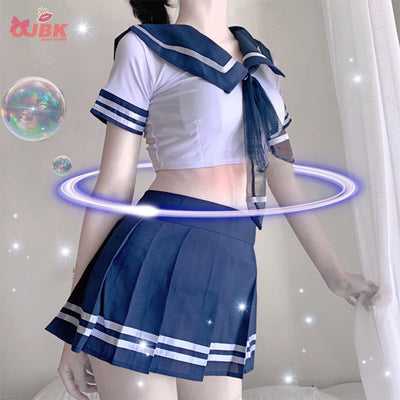 Women Sexy Cosplay Lingerie Student Uniform  School Girl Ladies Erotic Costume Babydoll Dress Women Lace Miniskirt Outfit