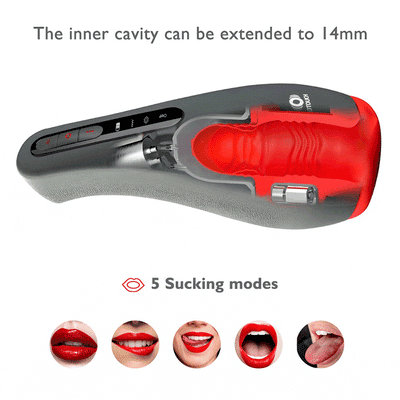 Male Masturbator Vibrator for Men Silicone Automatic Heating Sucking Oral Sex Cup Adult Intimate Toys Blowjob Machine