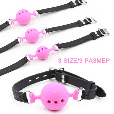 Pink Woman Sexy Erotic Toy Open Mouth Gag Sex Bondage Mouth Plug Couple Mouth Ball Exotic Accessories Adult Sex Toys for Women