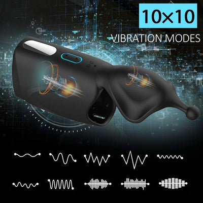 Powerful Vibrator Glans Massager Penis Stimulation Penis Delay Trainer Male Masturbator Sex Machine Sex Toys for Men Adults
