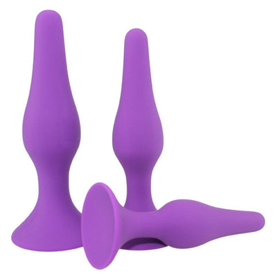 S/M/L/XL Comfortable Silicone Anal Plug Suction Cup Beads Butt Plug Anal Dilator Anal Sex Toys for Women Anus Adult Games