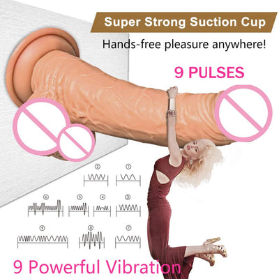 Vibrator and Penis Dildo for Women Remote Masturbator Silicone Huge Big Dildo Realistic Men Anal Adult Sex Toys Gode