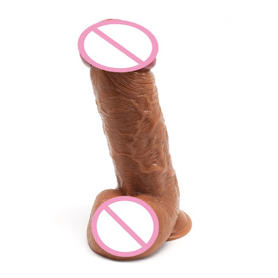 Realistic Dildo Huge Penis Sucker Adult Toy for Woman 25*6.5 CM Big Dildos Anal Sex No Vibrator Sexo Shop