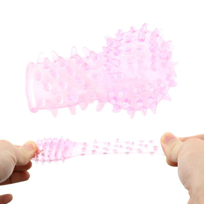 Sex Finger Penis Sleeve Condom Sex Product for Woman Vagina Clit Stimulate Masturbation Dildo G-Spot Sex Toy No Vibrator