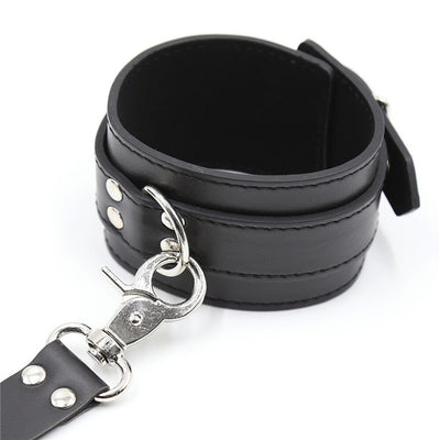 Sexy Adjustable PU Leather Handcuffs For Sex Toys For Woman Couples Hang Buckle Link Bdsm Bondage Restraints