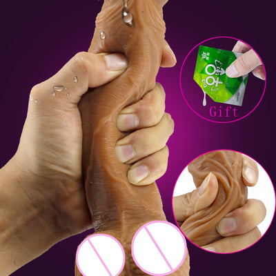 Skin feeling Realistic Dildo soft material  Huge Big Penis With Suction Cup Sex Toys for Woman Strapon Female Masturbation