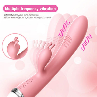 Strong Dildo Vibrator G-Spot Rabbit Vibrator Clitoris Stimulator Vaginal Pussy Massager Sex Toys for Women Female Masturbation