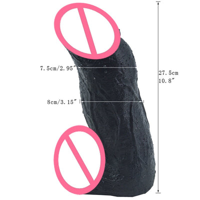 Thick Huge Dildo Extreme Big Realistic Coarse Texture Penis Sex Product for Women Ladies Vagina Stimulation
