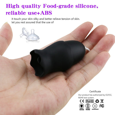 Dildo Vibrator USB Vibrating Egg Tongue Licking Vagina Clitoris Stimulator Sex Toys for Women Female Masturbator