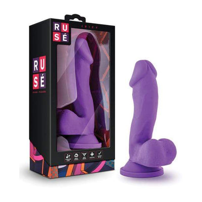 Blush Novelties - Ruse Juicy Pleasure Dildo 7" (Purple)