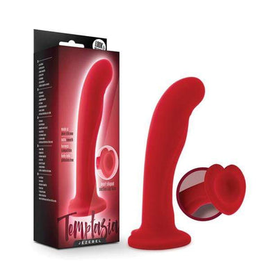 Blush Novelties - Temptasia Jezebel Heart Shaped Suction Cup Dildo (Red)