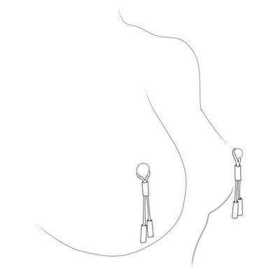 Crave - Leather Nipple Tassels (Black)