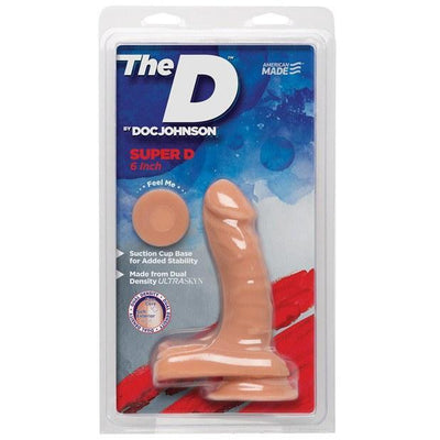 Doc Johnson - The D 6" Super D Dildo (Beige)