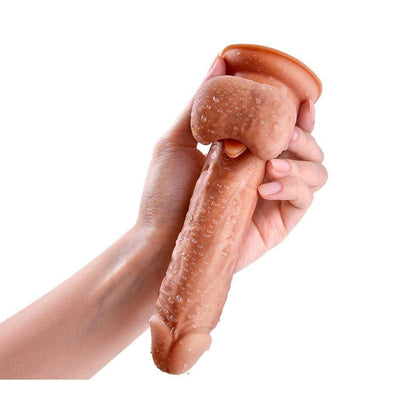 Erocome - Scorpio Thrusting Realistic Dildo Vibrator (Beige)