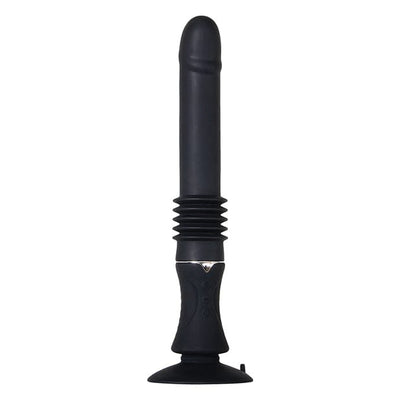 Evolved - Love Thrust Powerful Suction Cup Sex Machine Thrusting Dildo (Black)