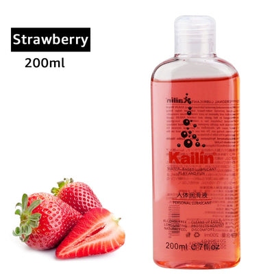 Fruit Flavor Anal Grease for Sex Lubricant Lube Gel Vagina Lubrication 200ml Fruit Taste Water Based Oil Lubricante Sexual