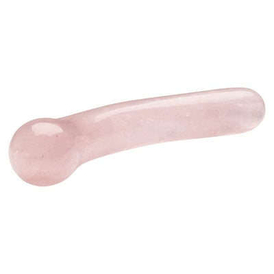 La Gemmes - G Curve Rose Quartz Dildo (Pink)