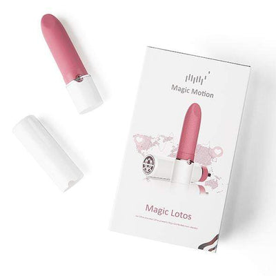 Magic Motion - Magic Lotus App-Controlled Lip Stick Mini Vibrator (Pink)